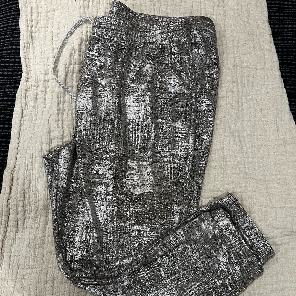 Silver Anthropologie Joggers